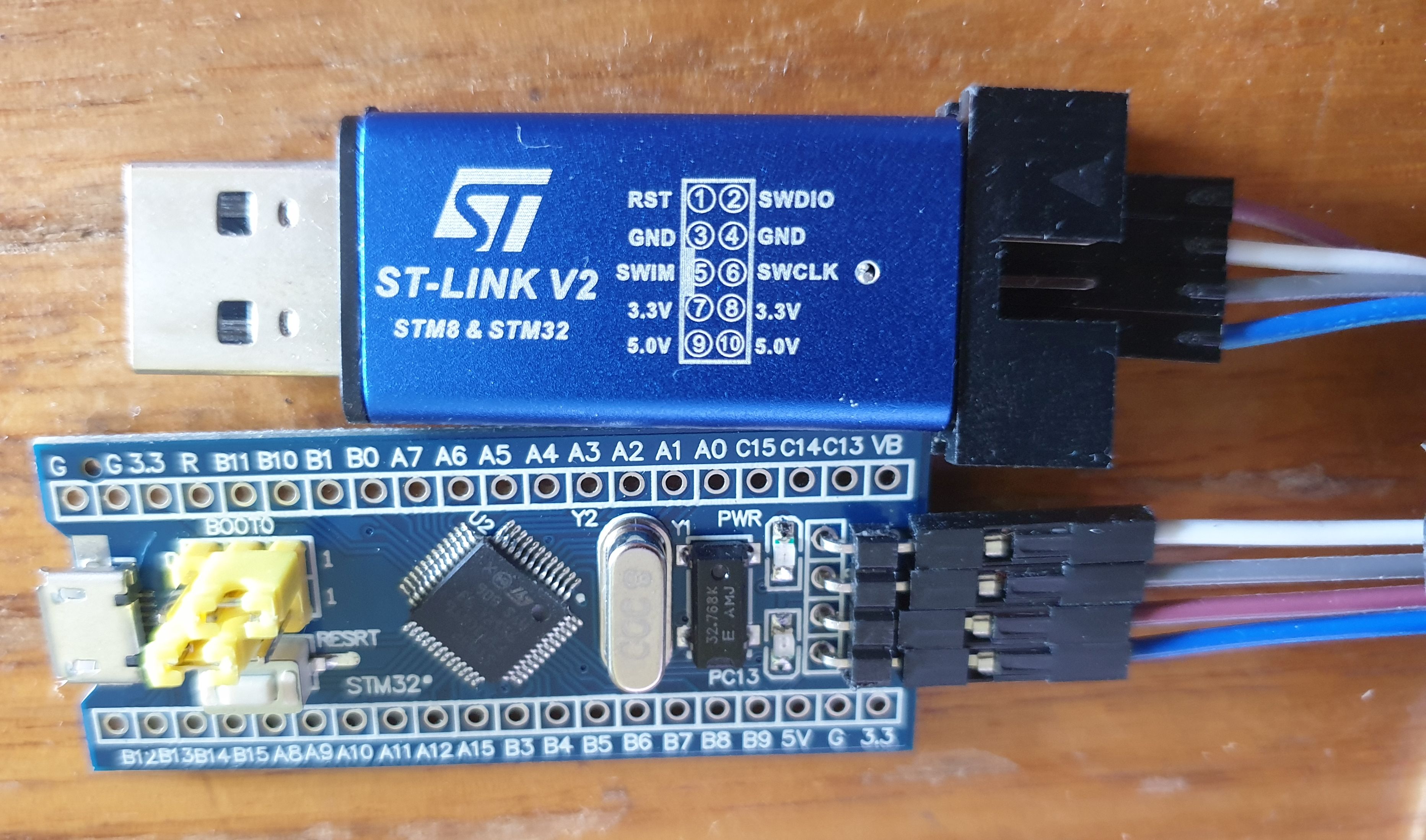 STM32 and Programmer.