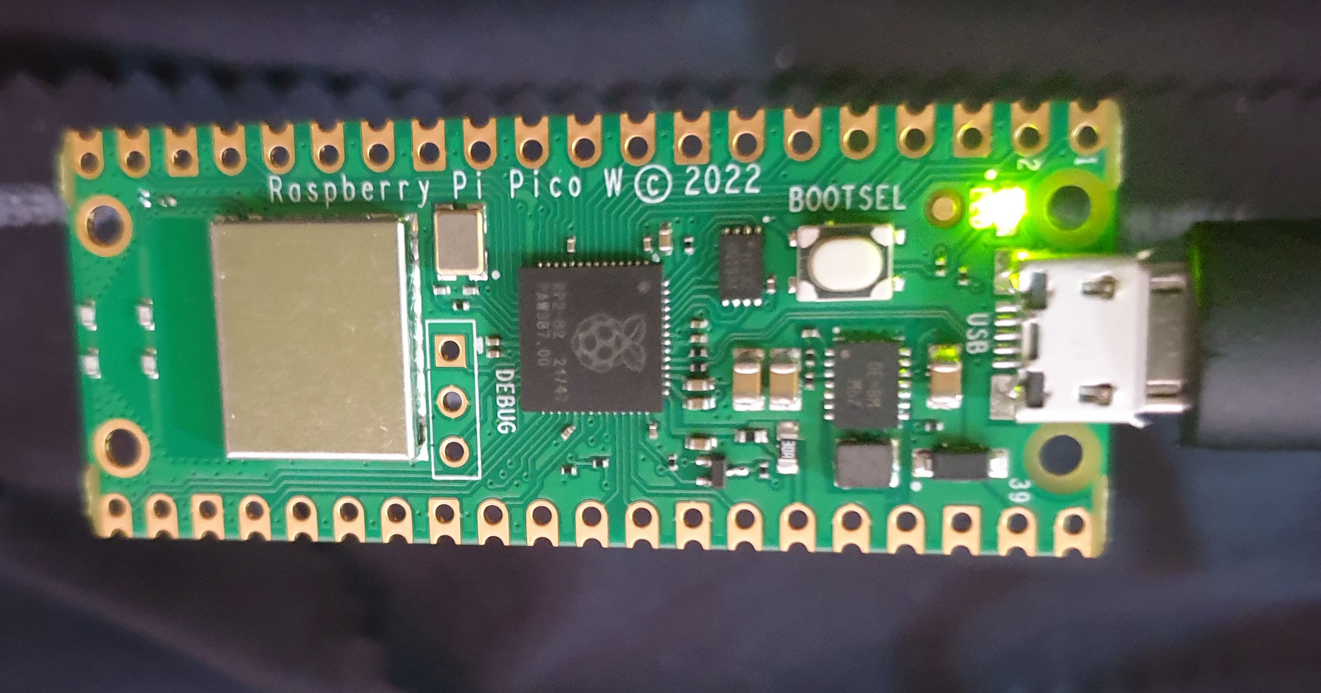 Raspberry Pi Foundation 2040 Microcontroller.